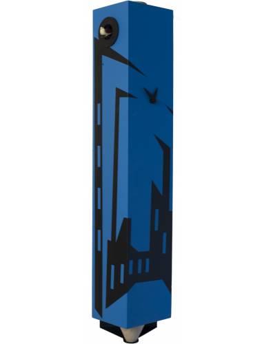 Cuckoo clock, blue Cucu Metropolis