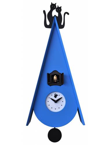 Cuckoo clock, blue Cucu Gattini