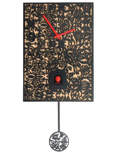 Quartz Elegance, black Cuckoo clock