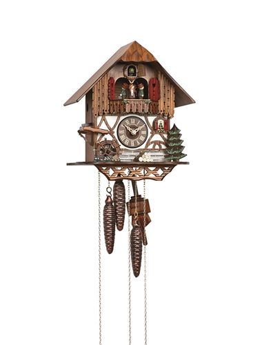 Cuckoo clock with Mill Wheel