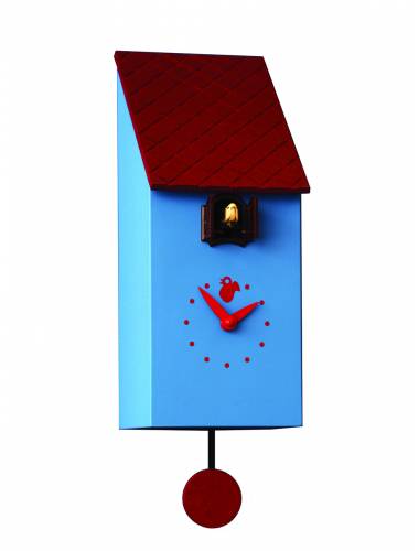 Cuckoo clock, blue Cucu Portofino