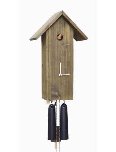 Simple line birdhouse style Cuckoo clock