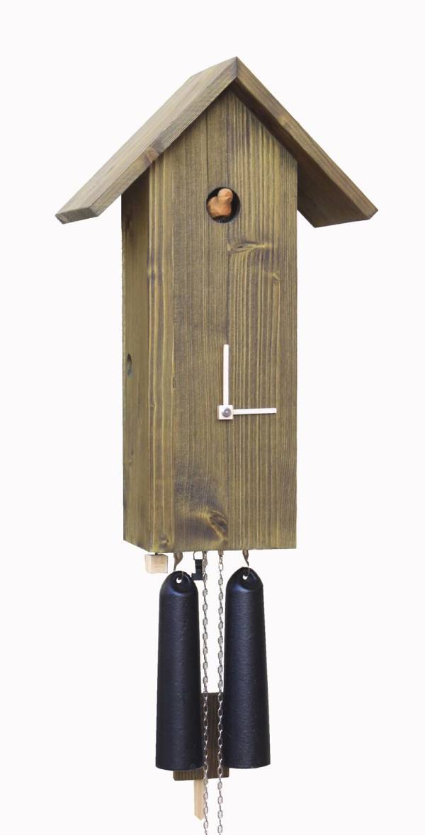 Simple line birdhouse style Cuckoo clock