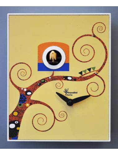 Cuckoo clock, Gustav Klimt