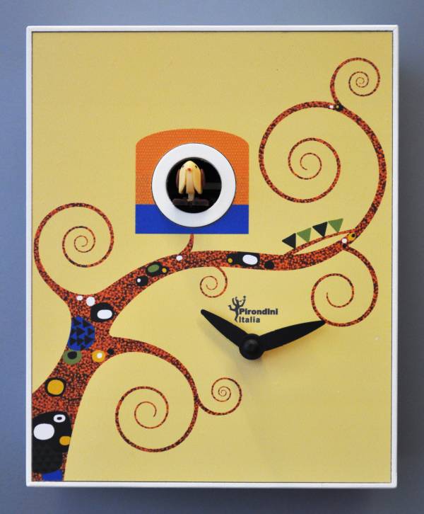 Cuckoo clock, Gustav Klimt