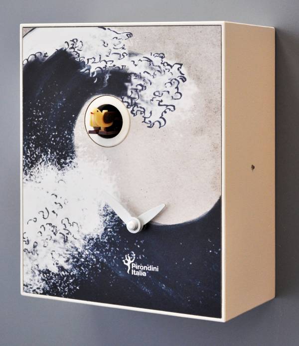 Cuckoo clock, Hokusai by Domencio Cimino