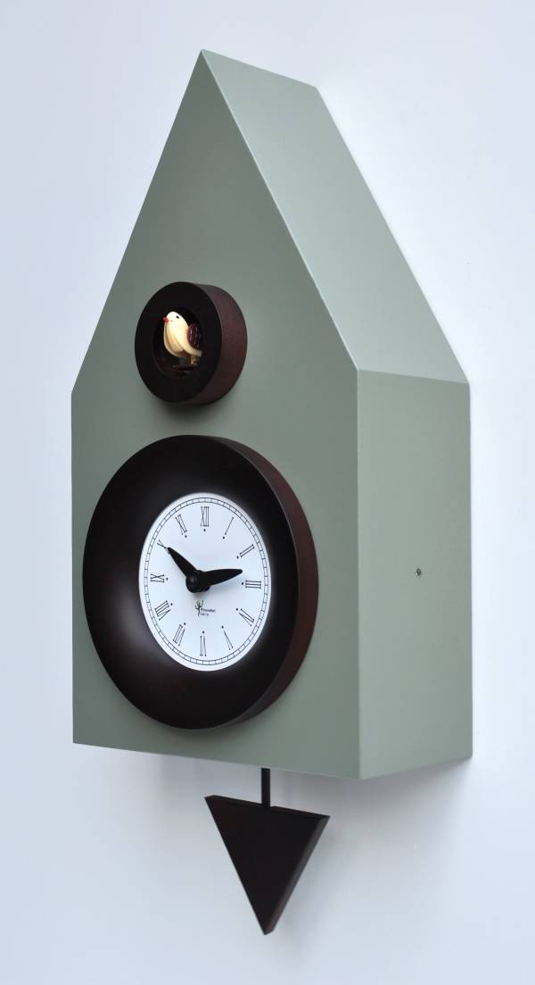 Cement Grey Cuckoo clock, Cucu Dark