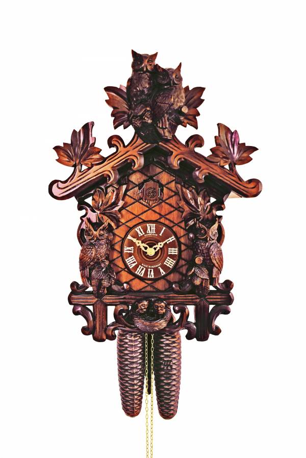 Eight day carved Cuckoo clock
