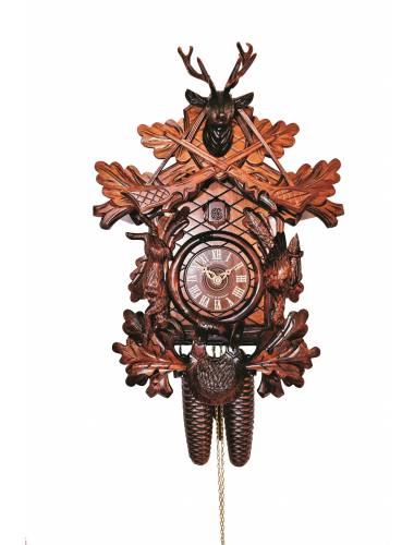 Eight day carved Cuckoo clock