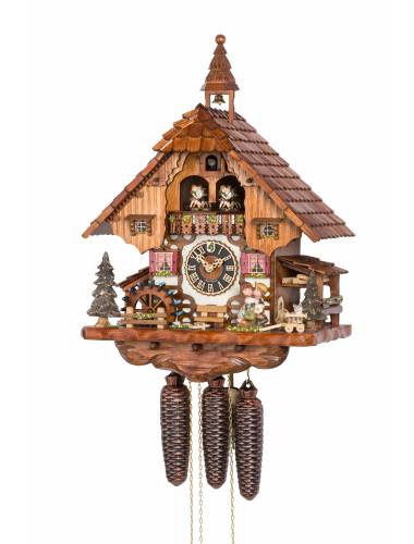 Cuckoo clock with kissing couple