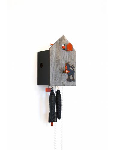 Modern day grey Cuckoo clock