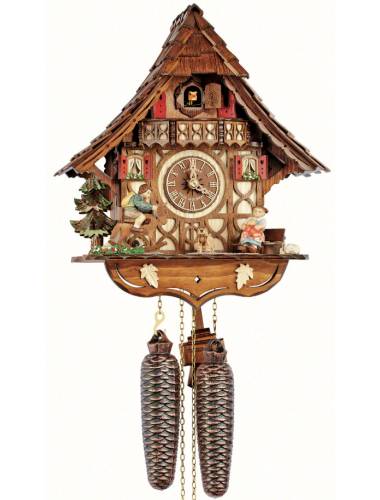 Chalet Cuckoo clock with rocking horse