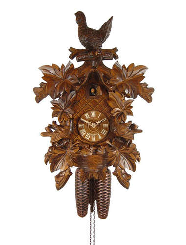 Cuckoo clocks with carved Grouse