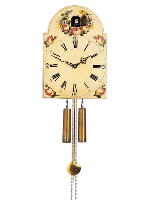 Hand painted shield Cuckoo clock