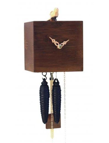 Free as a bird, brown Cuckoo clock