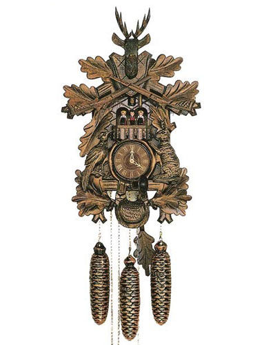 A stunning Hunter style Cuckoo clock