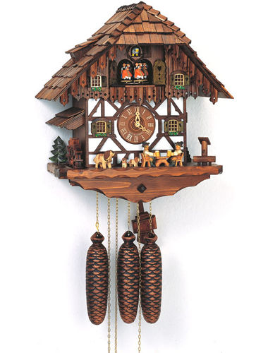 Cuckoo clock with Beer drinkers