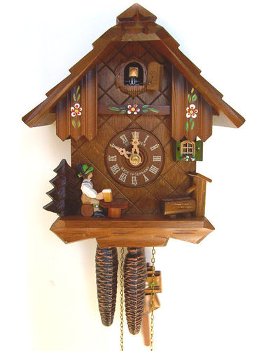 Small Cuckoo clock with Beer drinker