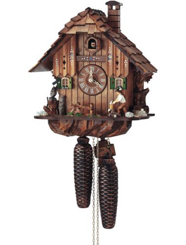 8 Day Cuckoo clock  with Woodchopper