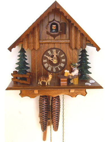 Cuckoo clock with Beer drinker