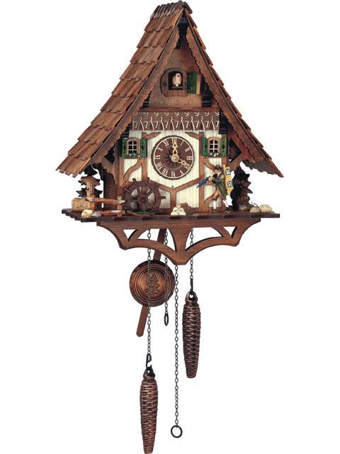 Quartz Cuckoo clock with Clock Peddler