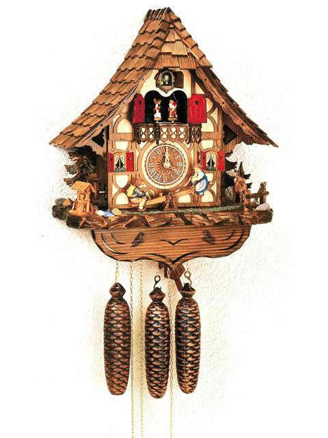 Chalet with children on See-Saw