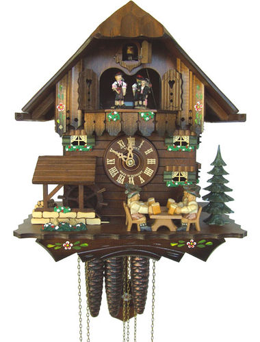 Cuckoo clock with Beer drinker