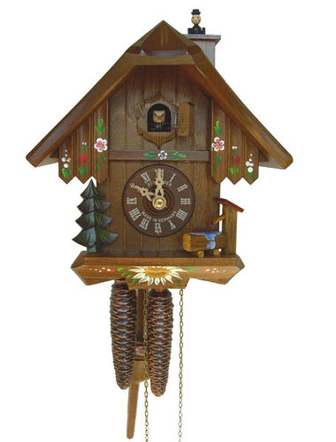Cuckoo clock with Chimney sweep