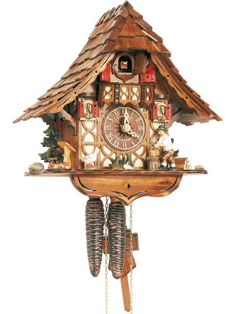 Chalet Cuckoo clock with Woodchopper
