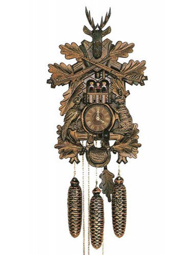Carved Hunter style Cuckoo clock