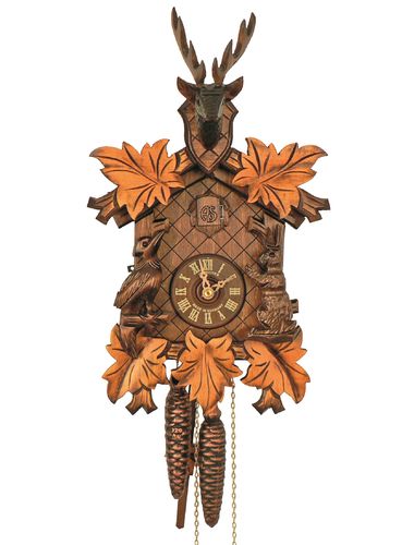 Cuckoo clock with Stags head
