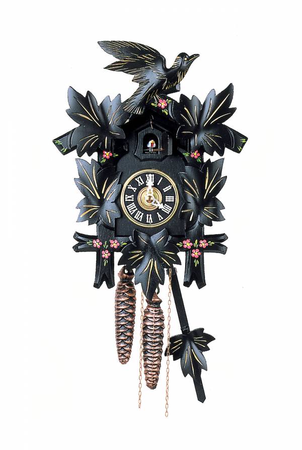 Black painted Cuckoo clock