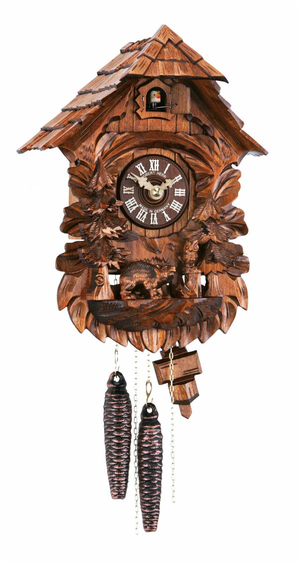 Carved Bear and Owl