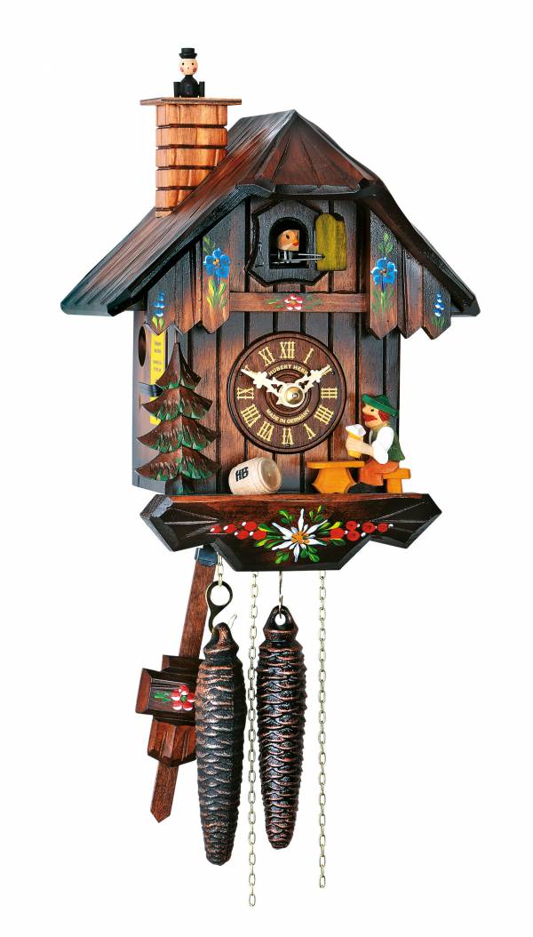 Chimney sweep and Beer drinker Cuckoo clock