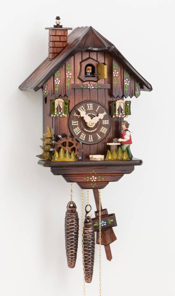 Cuckoo clock with Chimney sweep