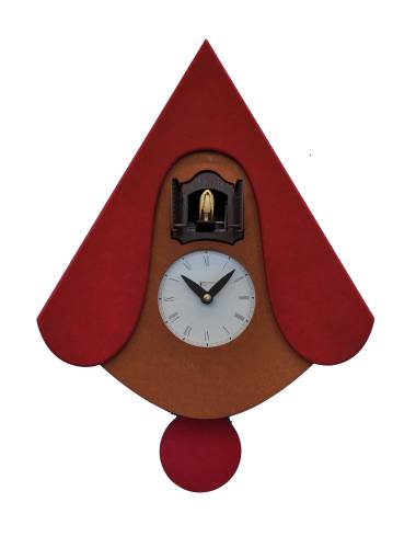 Cucu New, red Cuckoo clock