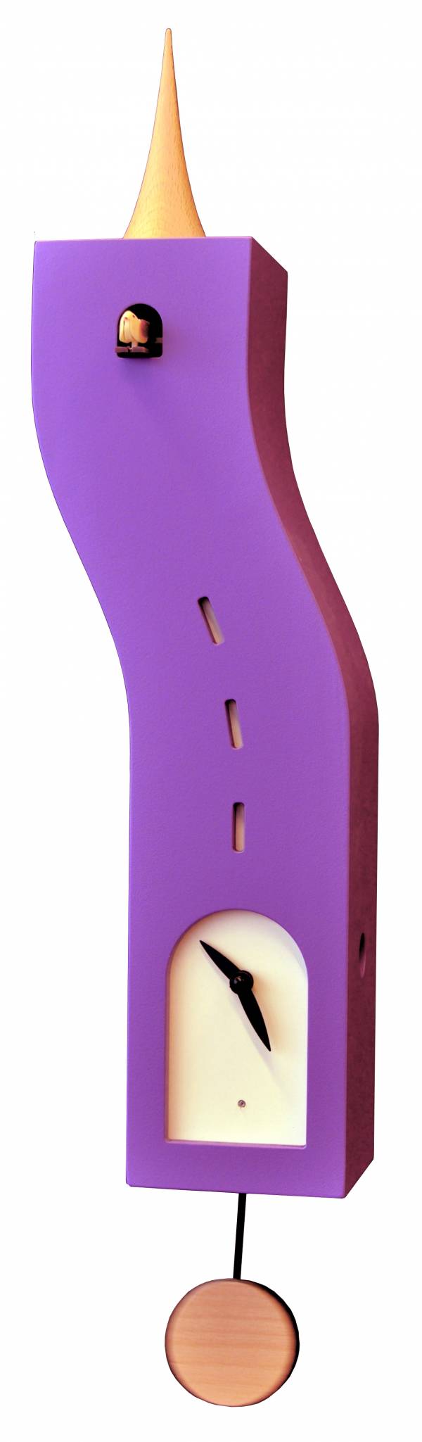 Cuckoo clock, purple Cucu Stortolo